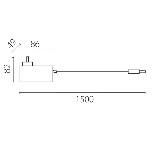 Блок питания 24V (в розетку) д/светильников Linea 48W Lightstar 506005 Блок питания 24V (в розетку) д/светильников Linea 48W Lightstar 506005