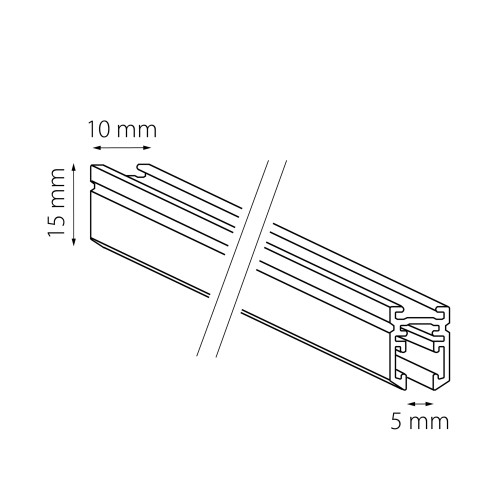 Трек однофазный LINEA 24V Linea 506017 Трек однофазный LINEA 24V Linea 506017