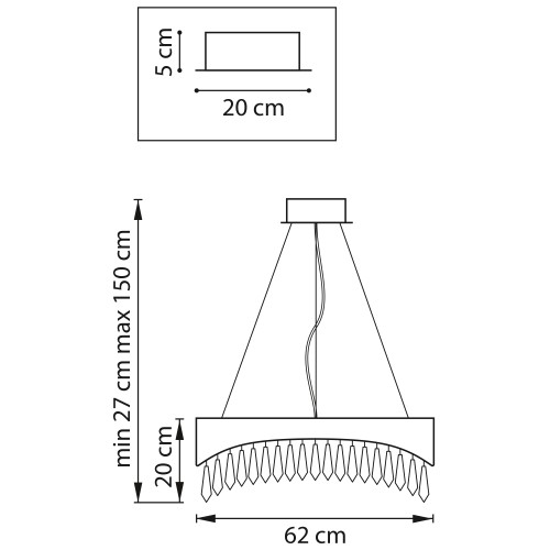 Люстра подвесная Helio 703163