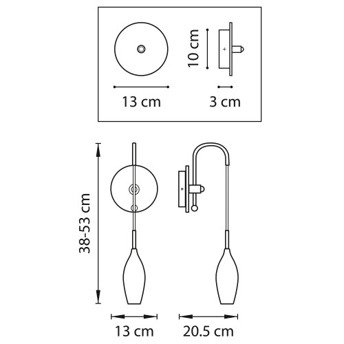 Бра Pentola 803521 Бра Pentola 803521
