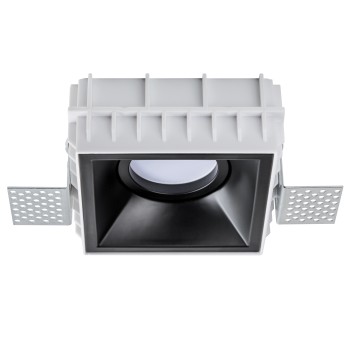 Комплект из светильника и рамки DOMINO QUAD MR16 ЧЁРНЫЙ Domino G214507