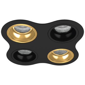 Комплект из светильников и рамки DOMINO Domino D64703070307