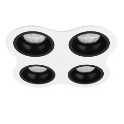 Комплект из светильников и рамки DOMINO Domino D64607070707