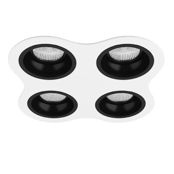 Комплект из светильников и рамки DOMINO Domino D64607070707
